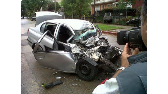 Joven falleció tras accidente frontal con ómnibus en el Buceo
