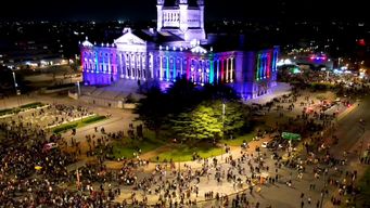 bajo la consigna si hay derechos, ¡que se note!, se realizo una nueva marcha de la diversidad en montevideo