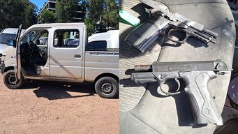 Policía detuvo a cuatro personas armadas tras persecución a una camioneta en Malvín Norte.