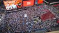 Foto: AFP. Banderazo argentino en Nueva York, EEUU.
