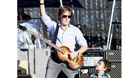 Ichiro, de 2 años, fue músico invitado de Paul McCartney