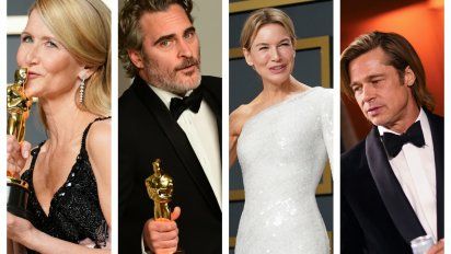Laura Dern, Joaquin Phoenix, Reneé Zelwegger y Brad Pitt, eran favoritos y cumplieron el pronóstico 