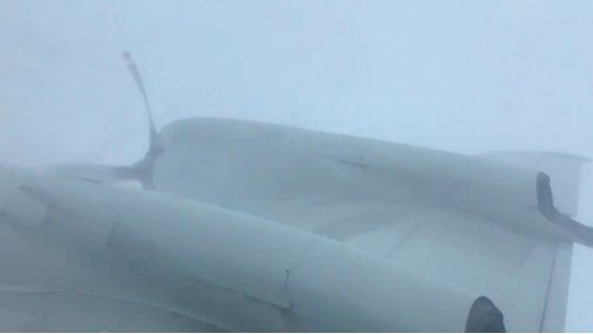 avión huracán Irma