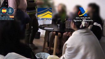 Captura de video. Crédito: Policía española, vía AFP.