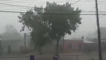rige una alerta por tormentas fuertes para localidades de nueve departamentos