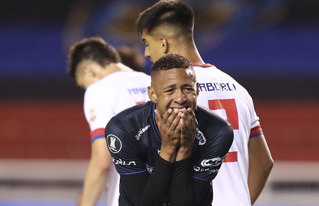 Ángelo Preciado, figura de Independiente del Valle, en el partido jugado ante Nacional en Quito