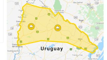 rige advertencia amarilla por tormentas y lluvias persistentes para el norte del pais