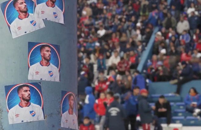 Captura de pantalla del video que hizo Nacional con motivo del regreso de Suárez al club.