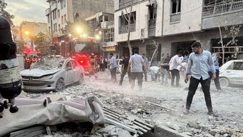 Guerra en Medio Oriente. Ataques de Israel a Irán en su capital, Tehrán. Foto: AFP