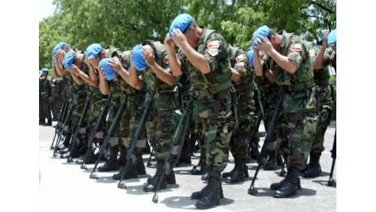 Llegaron los militares acusados de abuso en Haití