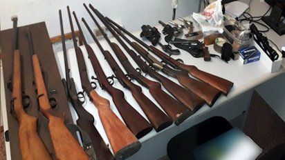 coleccionista fue victima de hurto y termino en prision porque una de sus armas era robada