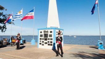 realizaron acto en soriano por el desembarco de los 33 orientales con presencia de carolina cosse