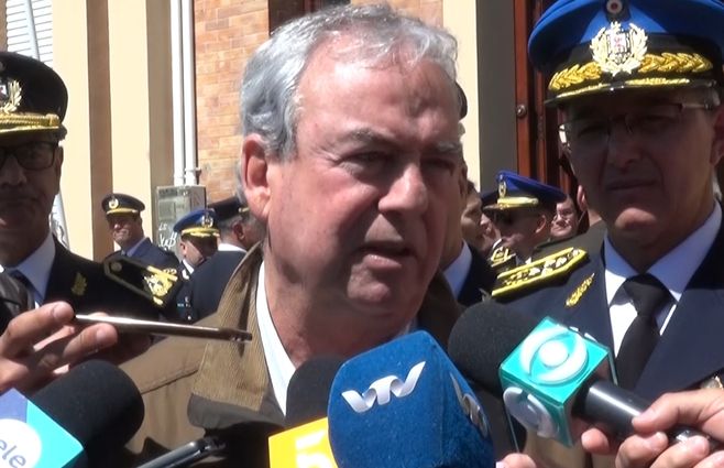 Luis Alberto Heber, ministro del Interior.