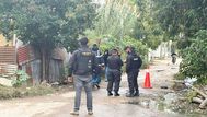 El lugar donde fue hallado el hombre con un impacto de bala en la cabeza. Foto: María Eugenia Scognamiglio, Subrayado.