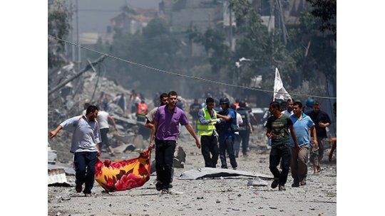 Domingo mortífero en Gaza: 96 palestinos y 13 israelíes