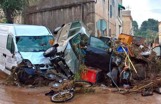 Así es el paisaje en Mallorca por estas horas.&nbsp;