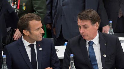 macron molesto con bolsonaro por avalar criticas sobre la apariencia de su esposa en redes sociales