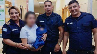 Foto cedida a Subrayado. La bebé se encuentra bien.