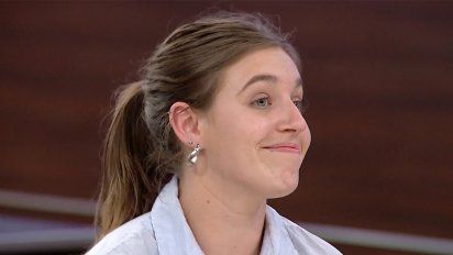 florencia presento un plato de pasta casera a medio camino y fue eliminada