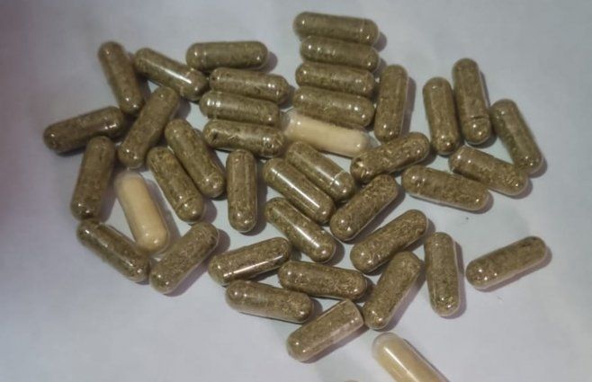 Foto cedida a Subrayado. Fueron incautadas 37 cápsulas con marihuana.