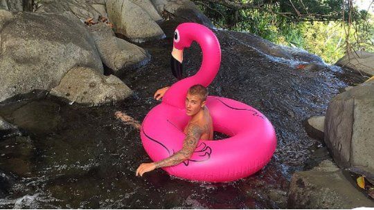 vacaciones justin bieber