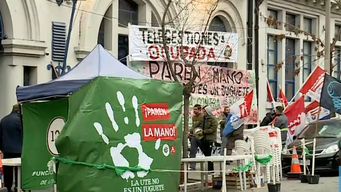 sindicato de ute ocupa el area de telegestiones y realiza alli un paro de 24 horas