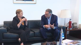 michele bachelet se reunio con orsi: entre los temas estuvo su candidatura a la secretaria general de onu