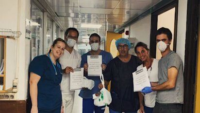 codo a codo ayuda a restaurantes y homenajea a personal de salud