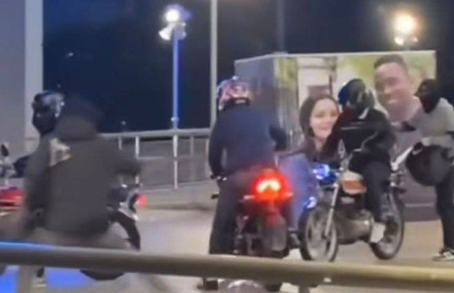 Robo en modo piraña en el shopping Plaza Italia, en Malvín.