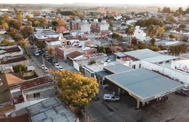 Foto aérea, Rivera.