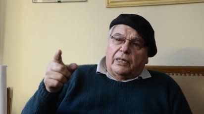 Eduardo Platero en una entrevista con el semanario Voces hace tres años