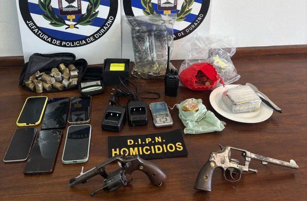 Foto cedida a Subrayado. Lo incautado a los responsables de los crímenes. Foto cedida a Subrayado. Lo incautado a los responsables de los crímenes.