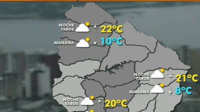 cubierto, nuboso y con lluvias aisladas, mejorara en la tarde
