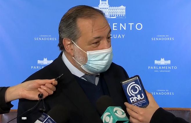 Senador Jorge Gandini en el Parlamento.