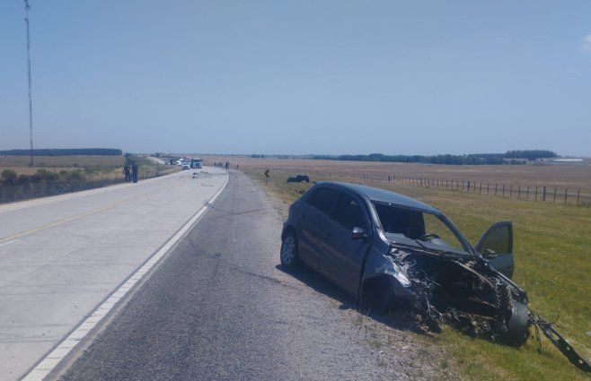 El accidente ocurrió en el kilómetro 217 de la ruta 3.