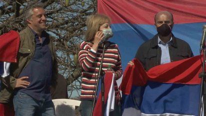 el fa cerro su campana con los tres candidatos a la intendencia