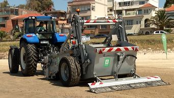imm puso en marcha nueva maquinaria para limpieza de playas