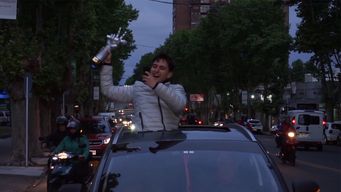 federico garat, ganador de la voz uruguay 2023, llego a colonia y fue recibido por el intendente moreira