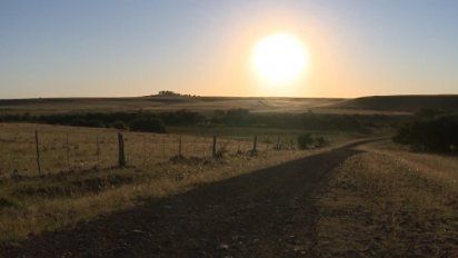 domingo del dia de la madre muy frio y con cielo despejado en todo el pais