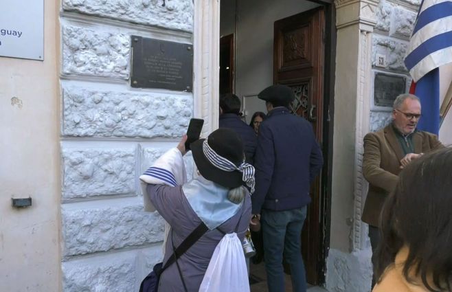 Casa de Timoteo Aparicio, en Florida, donde se reúne el Directorio del Partido Nacional este 25 de agosto.&nbsp;