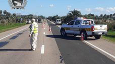 Foto: Policía Caminera. Ruta 9, Rocha. Foto: Policía Caminera. Ruta 9, Rocha.