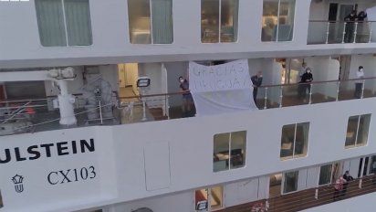 este lunes descenderan los tripulantes del greg mortimer y seran enviados a dos hoteles