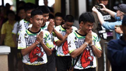 es un milagro, dice uno de los ninos rescatados en la cueva de tailandia