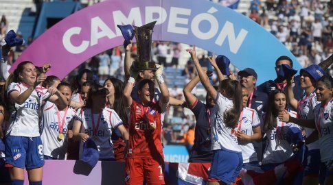 Nacional campeón femenino. Foto: FocoUy