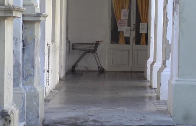 Pasillo interior del Hospital Vilardebó.
