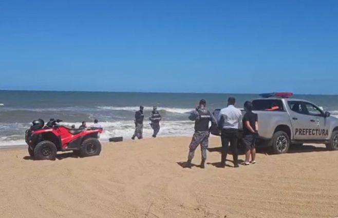 Imagen cedida a Subrayado. Hallazgo en zona de Laguna Garzón este miércoles.