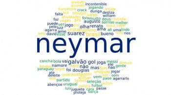 en la cancha fue empate, pero en las redes sociales gano neymar