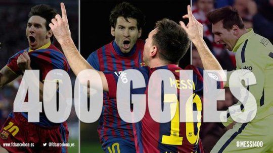 messi 400 goles