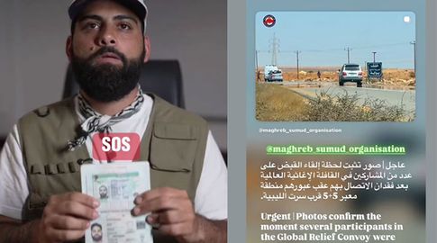 Libia asegura que convoy rumbo a Gaza, donde viaja un uruguayo, no cumplió con los trámites y permisos legales Libia asegura que convoy rumbo a Gaza, donde viaja un uruguayo, no cumplió con los trámites y permisos legales