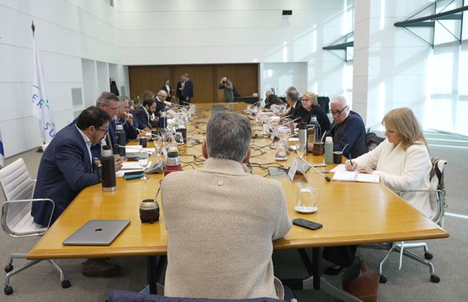 Consejo de Ministros con el presidente Orsi, jueves 26 de junio. Foto: imágenes de Presidencia.